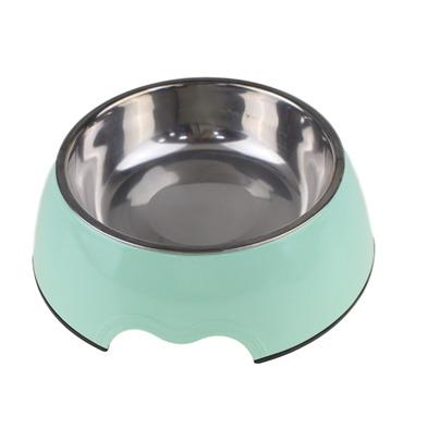 China Automatic Pet Feeder Bowl with Stainless Steel Dog Food Bowl for Dogs Feeder Pet Bowls for sale