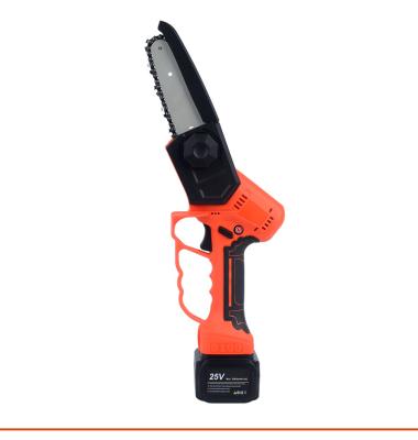 China Anti Skid Garden Pruning Saw Rechargeable Mini Electric Chainsaw Lithium Battery for sale