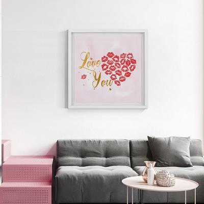 China Modern Modern Wall Art With Frame And Gold Foil Paper Painting Wall Art for sale