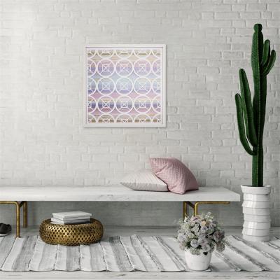 China Abstract Laser Cut Wall Art Paper Design With Shadow Box Wall Art For Living Room for sale