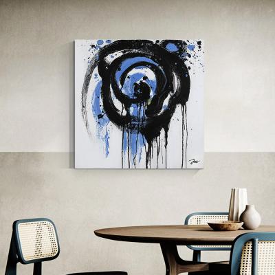 China Hand Painted Abstract Modern Canvas Wall Art With Oil Canvas Painting for sale