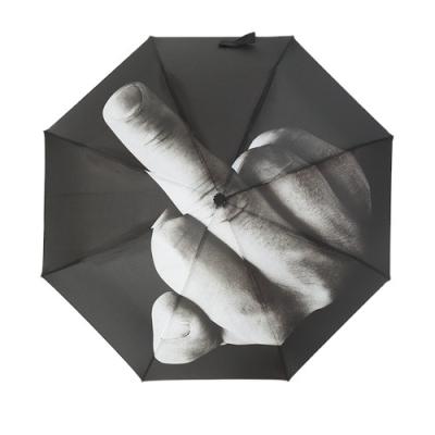 China Wholesale Modern Umbrella Manufacturer High Quality Automatic Middle Finger Umbrella for sale