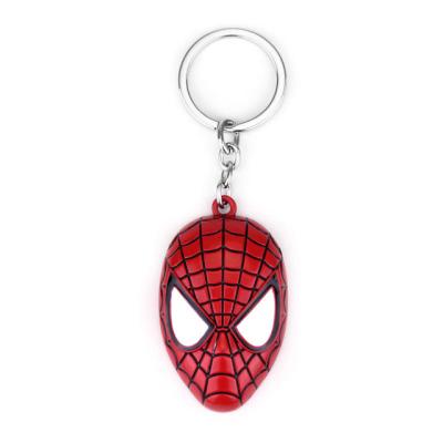 China Promotion Gift America Marvel Revenge Alliance Spiderman Man Woman Alloy Car Keychains High Quality Metal for sale