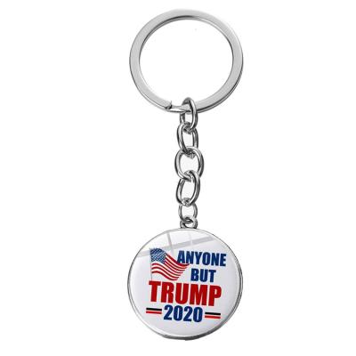 China Custom Wholesale Custom Car Trump Keep America Great Donald Logo Key Chain For President USA Statement for sale