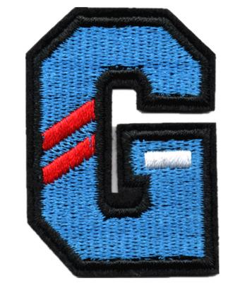 China Viable Success A-z Amazon Embroidery Patches Custom Iron On Embroidery Letter Patches For Apparel for sale