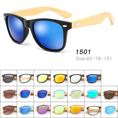 China Retro Fashion Sunglasses Unisex River Bamboo Wood Glass Custom Classic Sun Shades For Men Glasses Frame Polarized Logo Engraved CE 2021 for sale