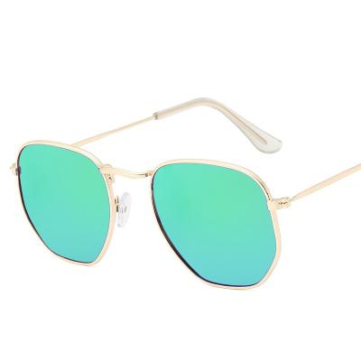 China Cheap classic river fashion sunglasses wholesaler fashion eyewear unisex round metal glass driving glasses CE 2021 new for sale