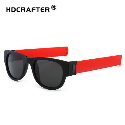 China HDCRAFTER 2021 type new folding folding men's and women's popular sunglasses are easy to wear, not easy to fall off, and can be placed freely for sale