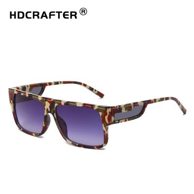 China 2021 Big Frame Men's Sunglasses Outdoor Sports Sunglasses HDCRAFTER Fashion Gradient Military Green Women's Sunglasses Trend for sale