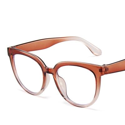 China Wholesaler Simplicity Glass Anti-blue Frame Reading Glasses For Women Plastic Blue Light Blocking Computer Glasses Optical CE 2021 New for sale