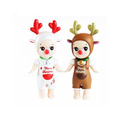 China Best Selling Toy Eco-friendly Durable Christmas Form PVC Blind Doll Cute Blind Box Toy For Kids for sale