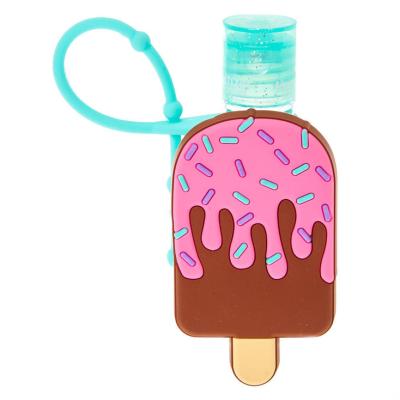 China Custom Safety Promotional Gift Silicone Perfume Hand Sanitizer Holder Eco-friendly Silicone Bottle Covers for sale