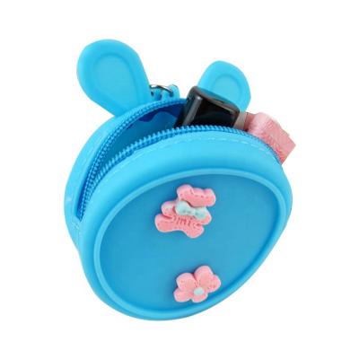 China Japan style high quality ladies silicone candy wallet colored coin clips main bag purse for sale