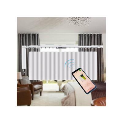 China The minimalist selling cheap high quality customized white rf wifi curtain motor drive / wifi manul window touch blind control for sale