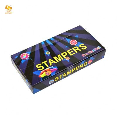 China ShinyWay Color Box Stamp Kids Self Inking Plastic Children Self Inking Stamps Custom Kids Stamps for sale