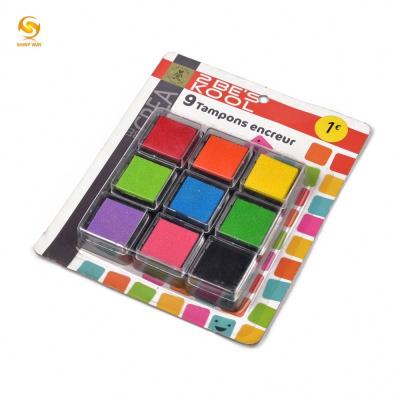 China Shinyway Hot Selling Stamp Craft Stamp Craft Ink Pad High Quality Plastic Children Kids Ink Pad Ink Pad for sale