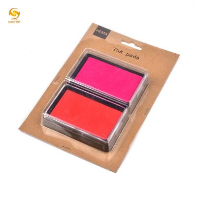 China Shinyway Children's Toy Ink Pad Set Craft Stamp Fingerprint Plastic Ink Pad Ink Pad for sale