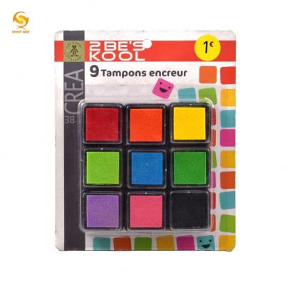 China Shinyway Hot Sale Stamp Craft Stamp Craft Ink Pad Kids Children Plastic Ink Pad Ink Pad for sale