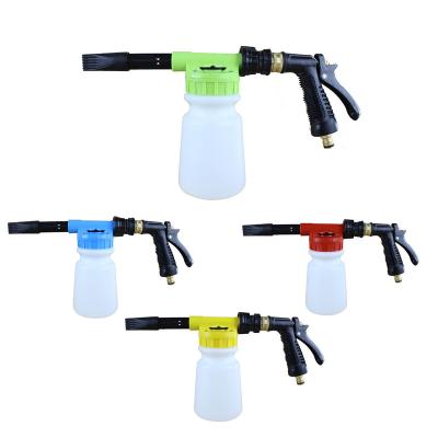 China Plastic+ steel+ Car Wash Foam Gun Stainless Brass Snow Foam Lance Car Wash Foamer Blaster Sprayer High Pressure Seal for sale