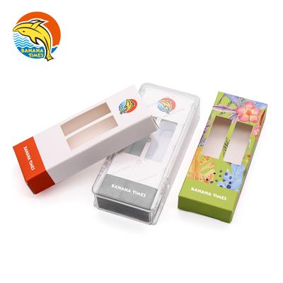 China Materials Factory Wholesale Recycled Ribbon Gift Box Magnet Paper Boxes Holographic Packaging White Corrugated Corrugated Ad for sale