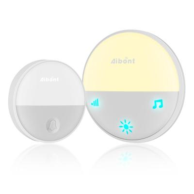 China Modern Wireless Doorbell 58 Waterproof Door Chimes With Automatic Sensor Night Light Function Working 500 Feet for sale