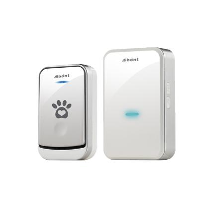 China Pet Water Proof Long Range Modern Smart Wireless Doorbell Dog Door Bell for sale