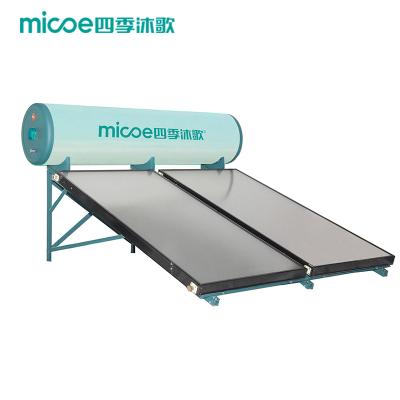 China Outdoor Hot Selling Pressurized Solar Flat Panel Collector Solar Water Heater for sale