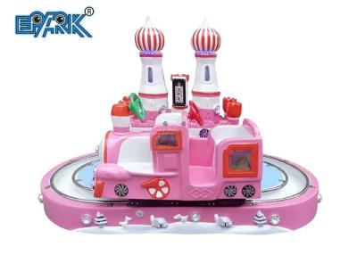 China Coin Operated Kiddie Ride Train Game Fiber Glass Train Rides Round Castle for sale