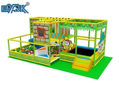 China Adventure Park Wooden toys Soft Playground park Children Play Area 300W for sale