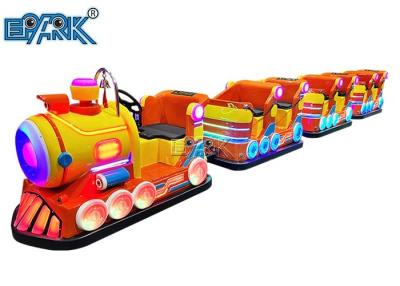 China High-Power Train Head Tow 3 New Double-Row Carriages Amusement Park Trackless Train for sale