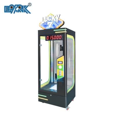 China Big Toy Crane Cut The Rope Scissors Game Machine Pink Date Gift Game Cut Prize Machine for sale