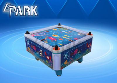 China Indoor Playground Crane Game Machine Air Hockey Table Square Cube Blue Ocean For 4 Player for sale