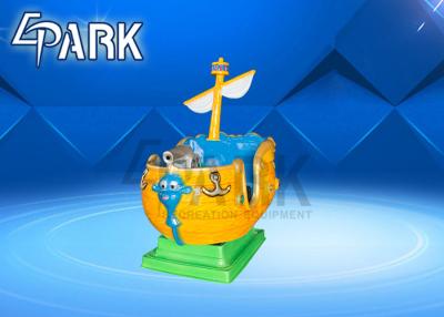 China Entertainment Coin Operated Kids Rides / Pirate Ship Kiddie Ride Machines for sale