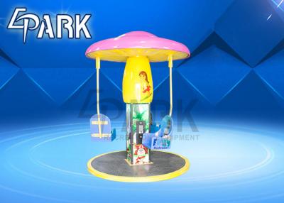 Chine Machine d'intérieur à jetons de jeu de tour de kiddie d'amusement du carrousel EPARK de siège de vol de fibre de verre mini à vendre