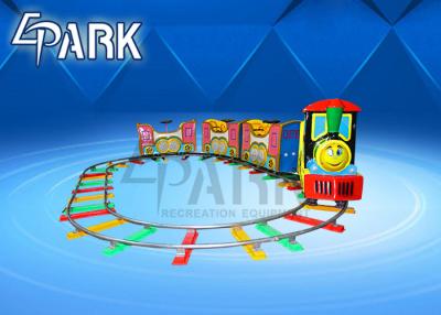 China Children fiberglass electric amusement ride game machine EPARK kids 7 seats train kiddie ride coin operated for sale for sale