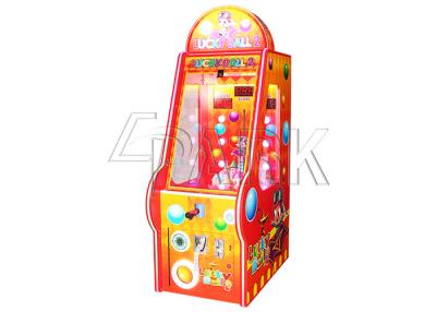 China Cute Lucky Ball Amusement Game Machines / Lottery Ticket Machine for sale