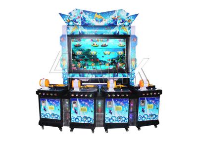 China 4 Player Slot Arcade Video Fishing Game Machine Amazing 250W CE Certificate for sale