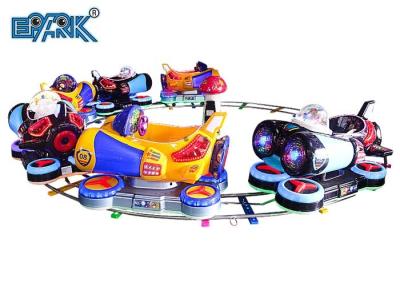 China Cartoon Mini Track Train Set Small Electric Children Rides On Train Park Games for sale