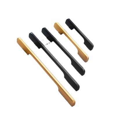 China Contemporary Cabinet Pulls Matte Black Zinc Alloy Kitchen Drawer Pulls Cabinet Handles Drawer Handle Customize Stainless Steel Casting Handle for sale