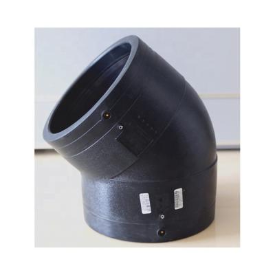 China Building Industry HDPE PE100 PE Pipe Fitting Electrofusion E-F Elbow 45 Degree for sale