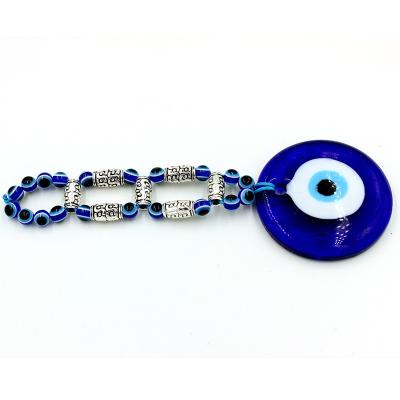 China Traditional Turkish Blue Wall Hanging Decor Evil Eye Nazar Dangling Amulets Ornament Car/Home/Garden/Key Chain Protection Lucky Gift for sale