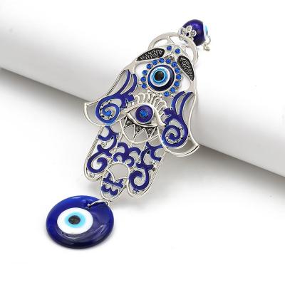 China Traditional Turkish Blue Hanging Decor Evil Eye Nazar Dangling Amulets Ornament Car/Home/Garden/Key Chain Protection Lucky Gift for sale