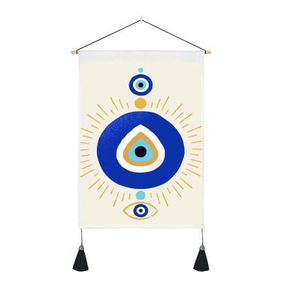 China Classic Hot Blue Dreamy Dreamy Home Decor Feather Evil Eye Selling Dream Catcher Large Wall Hanging For Sweet Dreams for sale