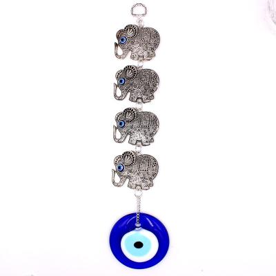 China Traditional Turkish Blue Hanging Decor Evil Eye Nazar Dangling Amulets Ornament Car/Home/Garden/Key Chain Protection Lucky Gift for sale