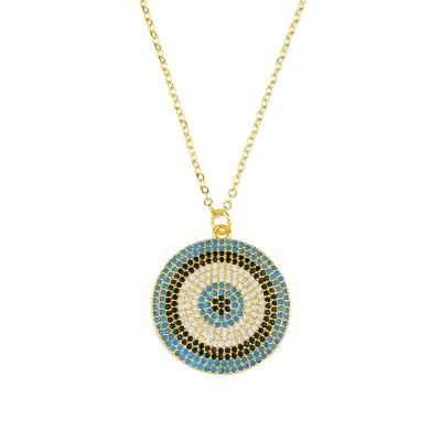 China Fashion Cheaper Classic Blue Evil Eye Glass Necklace Amulet Necklace Protection Against Evil/Danger/Disease for sale