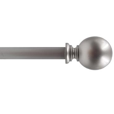 China Classic curtain rods, poly resin curtain rod accessories, curtain rod ball finials for sale