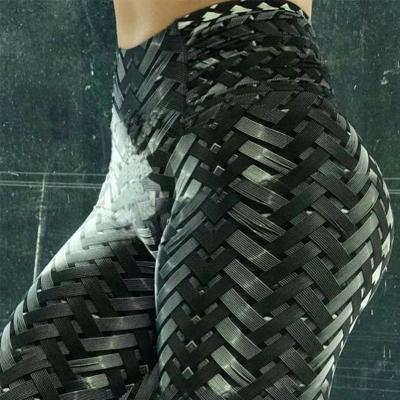 China Custom Anti Wrinkle Plus Size Soft Compression Seamless Women's Fashion Tights Full Length Cuffs With Pockets for sale