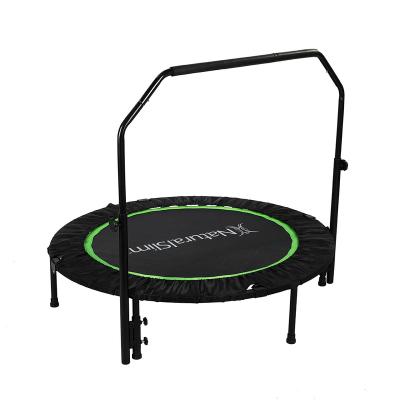 China Without SD-TP480 China manufacturers indoor trampoline fitness home trampoline folding protector net with handrail for sale