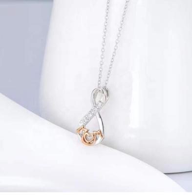 China Popular Clavicle Chain CLASSIC 925 Sterling Silver Jewelry Mother's Day Necklace Amazon Hot Sale One Drop for sale