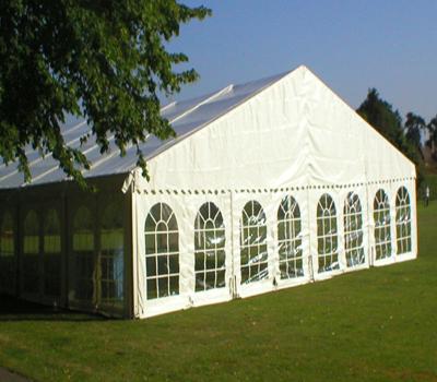 China Outdoor Wedding Party Event Aluminum Frame Large Quick Folding Exhibition Tent for sale